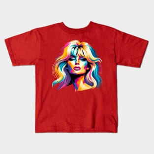 Brigitte wpap popart Kids T-Shirt